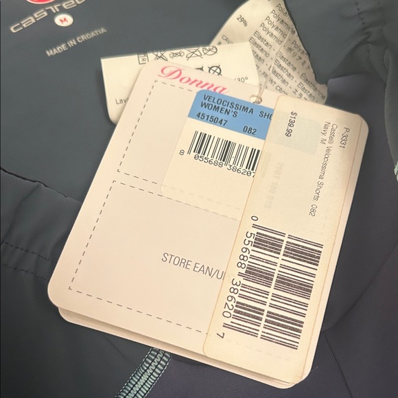 Castelli Women's Velocissima Bike Shorts - Navy and Red - Picture 2 of 3